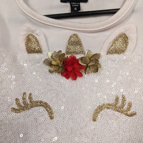 Red unicorn dress - Picture 2 of 2